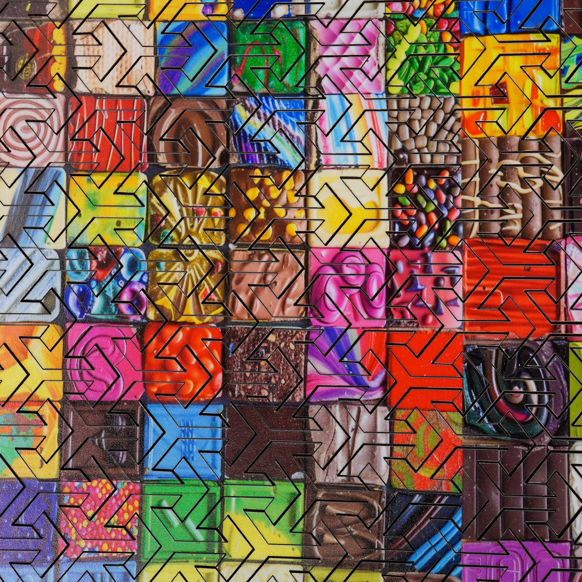Chocoholic (338 Piece Wooden Jigsaw Puzzle) - Nautilus Puzzles - Wooden Jigsaw Puzzles For Adults