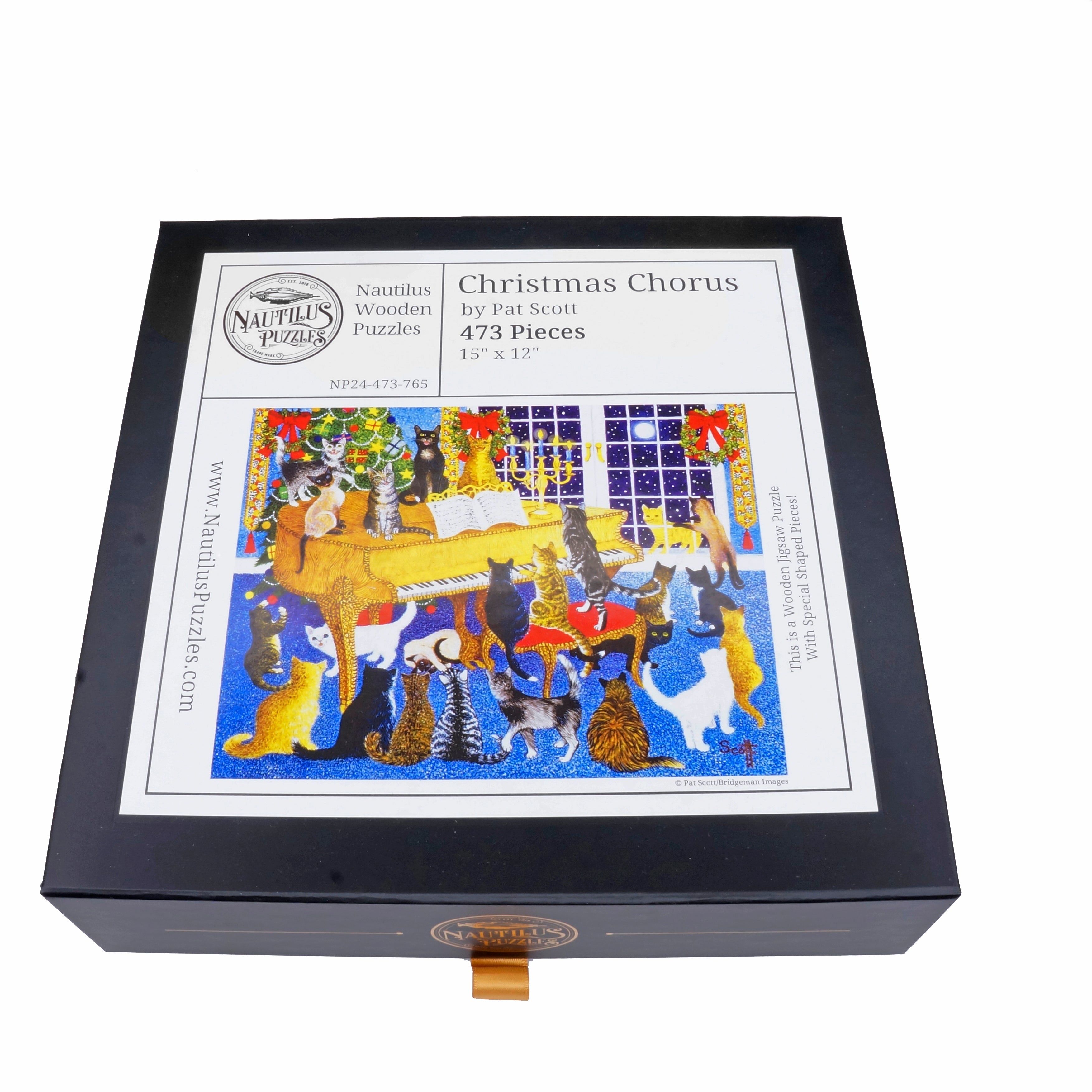 Christmas Chorus (473 Piece Wooden Jigsaw Puzzle) | Nautilus Puzzles