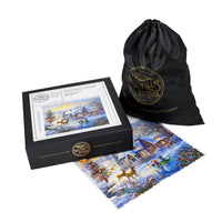 Christmas Cottage (501 Piece Christmas Wooden Jigsaw Puzzle) - Nautilus Puzzles - Wooden Jigsaw Puzzles For Adults