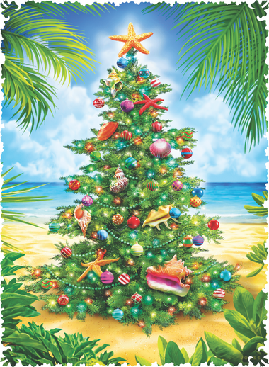 Christmas in July | Wooden Puzzle | 480 Pieces - Nautilus Puzzles - Wooden Jigsaw Puzzles For Adults