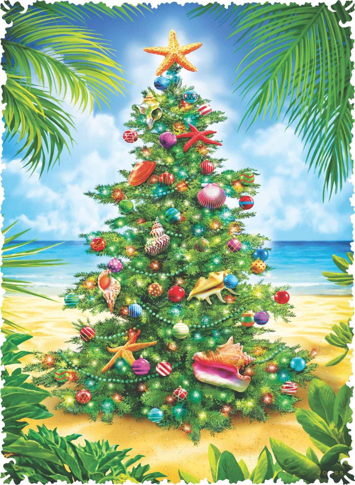 Christmas in July | Wooden Puzzle | 480 Pieces - Nautilus Puzzles - Wooden Jigsaw Puzzles For Adults