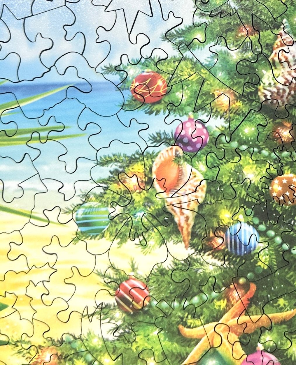 Christmas in July | Wooden Puzzle | 480 Pieces - Nautilus Puzzles - Wooden Jigsaw Puzzles For Adults