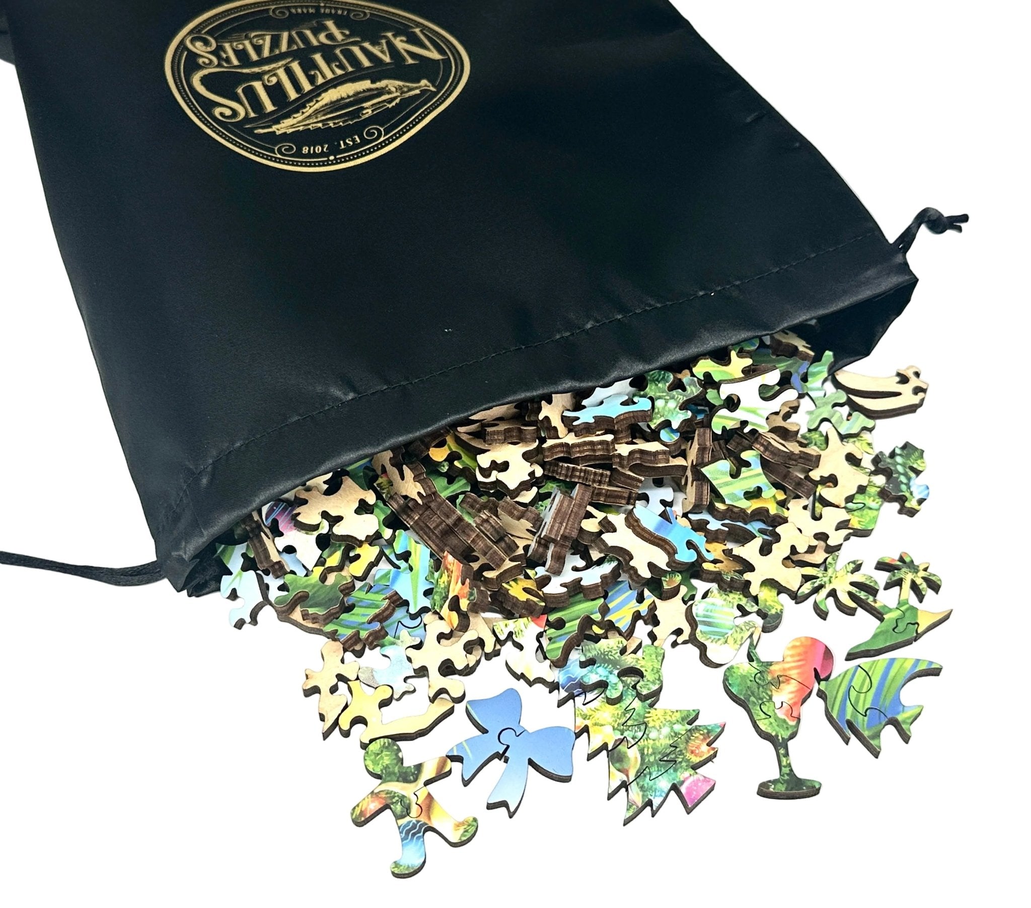 Christmas in July | Wooden Puzzle | 480 Pieces - Nautilus Puzzles - Wooden Jigsaw Puzzles For Adults