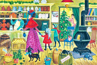 Christmas Shopping (50 Piece MINI Christmas Wooden Puzzle) - Nautilus Puzzles - Wooden Jigsaw Puzzles For Adults