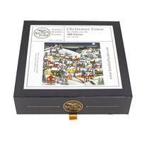Christmas Town (488 Piece Wooden Jigsaw Puzzle) - Nautilus Puzzles - Wooden Jigsaw Puzzles For Adults