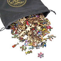 Christmas Wreaths (500 Pieces) Christmas Wooden Jigsaw Puzzle - Nautilus Puzzles - Wooden Jigsaw Puzzles For Adults