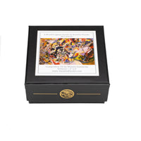 Composition VII by Wassily Kandinsky (50 Piece Mini Wooden Jigsaw Puzzle) - Nautilus Puzzles - Wooden Jigsaw Puzzles For Adults