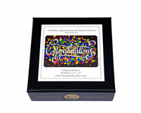 Congratulations (50 Piece Mini Wooden Jigsaw Puzzle) - Nautilus Puzzles - Wooden Jigsaw Puzzles For Adults