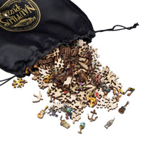 Contentment (476 Piece Wooden Jigsaw Puzzle) - Nautilus Puzzles - Wooden Jigsaw Puzzles For Adults