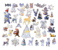 Mosaic wood puzzle