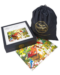 Countryside Birdhouse (476 Piece Wooden Jigsaw Puzzle) - Nautilus Puzzles - Wooden Jigsaw Puzzles For Adults