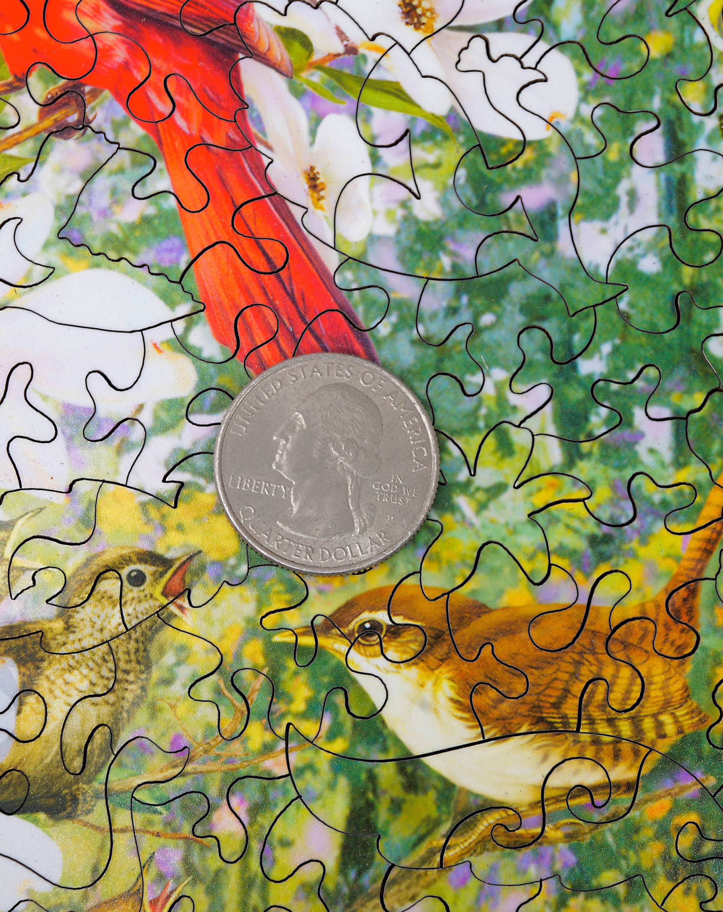Mosaic wooden jigsaw puzzle
