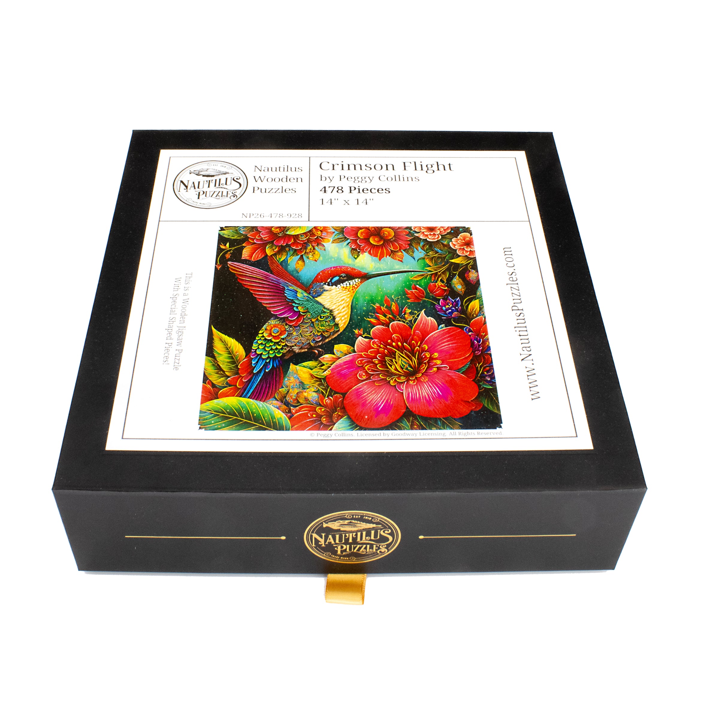 Crimson Flight (478 Piece Wooden Jigsaw Puzzle)