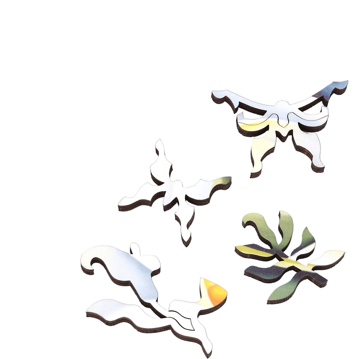 Cubist Lilies (470 Piece Wooden Jigsaw Puzzle) - Nautilus Puzzles - Wooden Jigsaw Puzzles For Adults