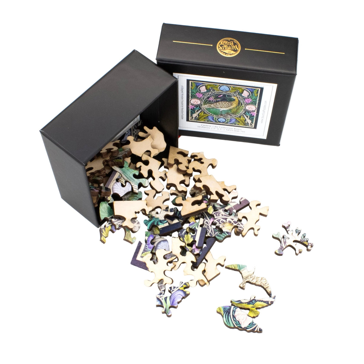 Curlew (50 Piece Mini Wooden Jigsaw Puzzle) - Nautilus Puzzles - Wooden Jigsaw Puzzles For Adults