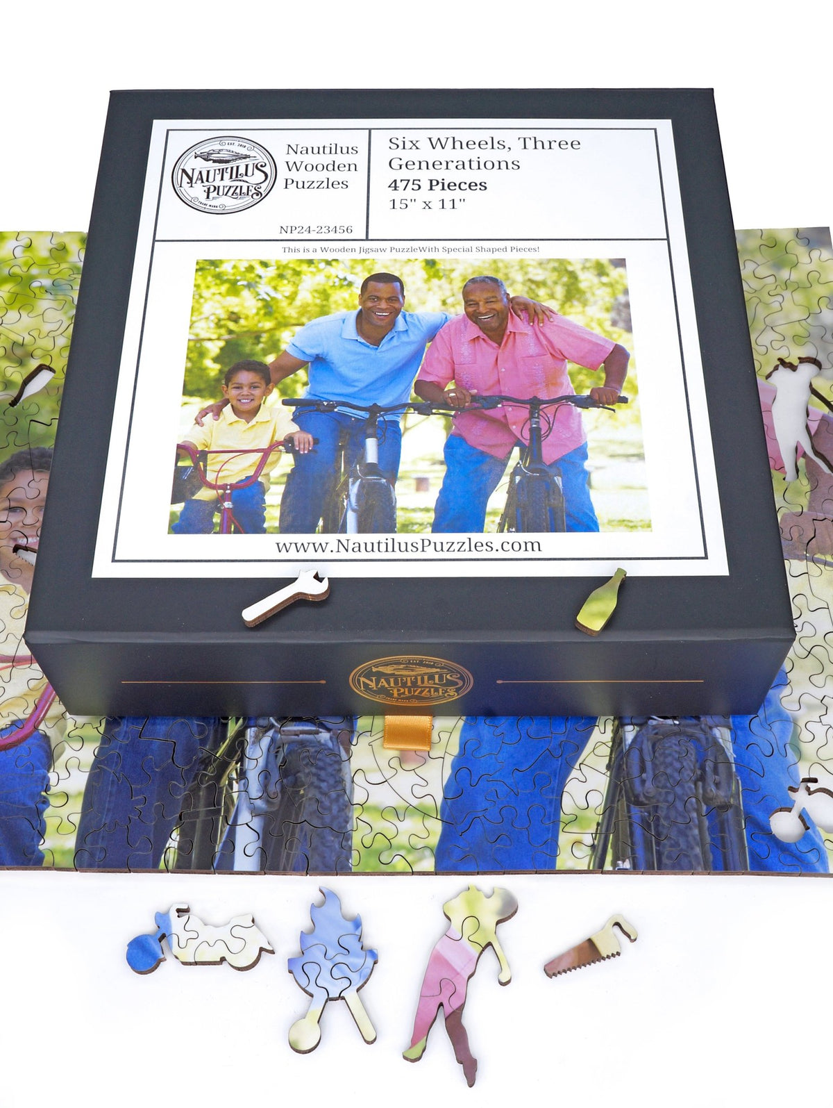 Custom Fathers Day Puzzle - Nautilus Puzzles - Wooden Jigsaw Puzzles For Adults