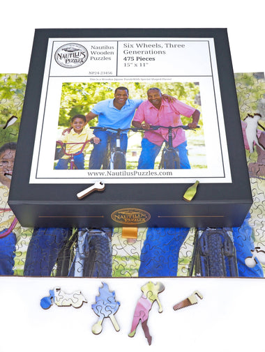 Custom Fathers Day Puzzle - Nautilus Puzzles - Wooden Jigsaw Puzzles For Adults