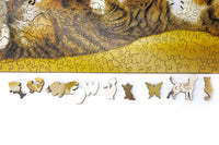 Custom Puzzle - Cat Naps - Nautilus Puzzles - Wooden Jigsaw Puzzles For Adults