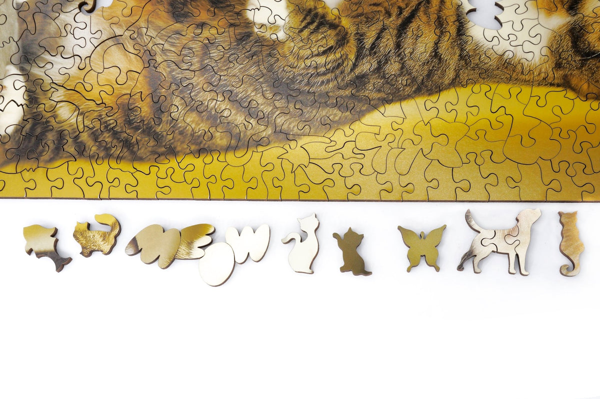 Custom Puzzle - Cat Naps - Nautilus Puzzles - Wooden Jigsaw Puzzles For Adults