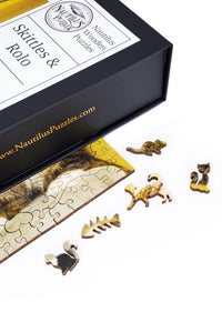 Custom Puzzle - Cat Naps - Nautilus Puzzles - Wooden Jigsaw Puzzles For Adults