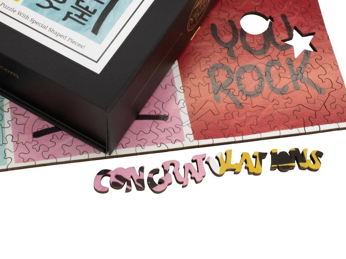 Custom Puzzle - Congratulations! - Nautilus Puzzles - Wooden Jigsaw Puzzles For Adults