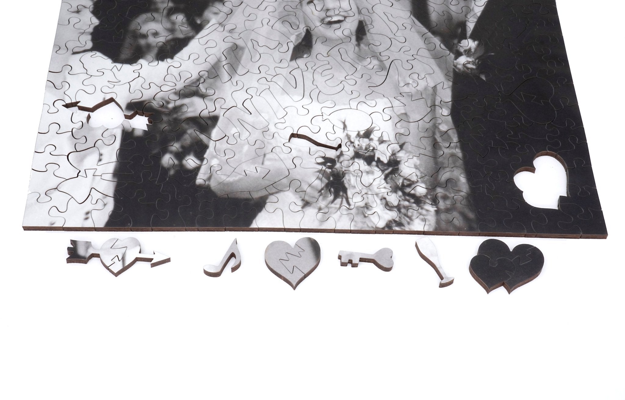 Custom Puzzle - Happy Anniversary - Nautilus Puzzles - Wooden Jigsaw Puzzles For Adults