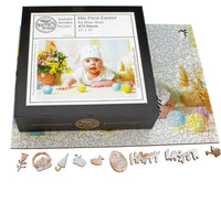 Custom Puzzle - Happy Easter - Nautilus Puzzles - Wooden Jigsaw Puzzles For Adults
