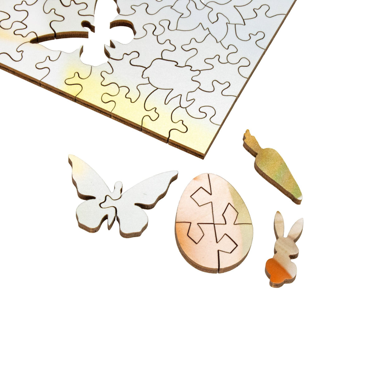 Custom Puzzle - Happy Easter - Nautilus Puzzles - Wooden Jigsaw Puzzles For Adults