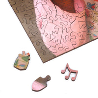 Custom Puzzle - Happy Hanukkah - Nautilus Puzzles - Wooden Jigsaw Puzzles For Adults