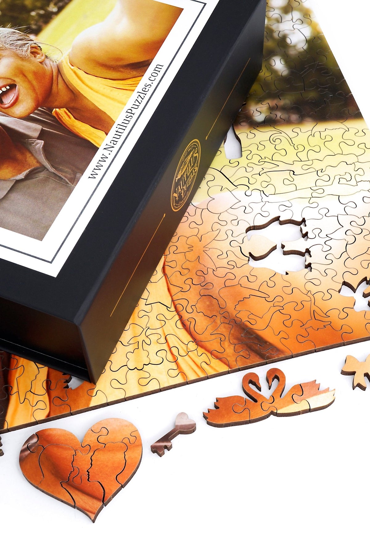 Custom Puzzle - I Love You - Nautilus Puzzles - Wooden Jigsaw Puzzles For Adults