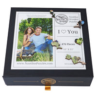 Custom Puzzle - I Love You - Nautilus Puzzles - Wooden Jigsaw Puzzles For Adults