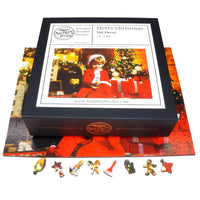 Custom Puzzle - Merry Christmas - Nautilus Puzzles - Wooden Jigsaw Puzzles For Adults