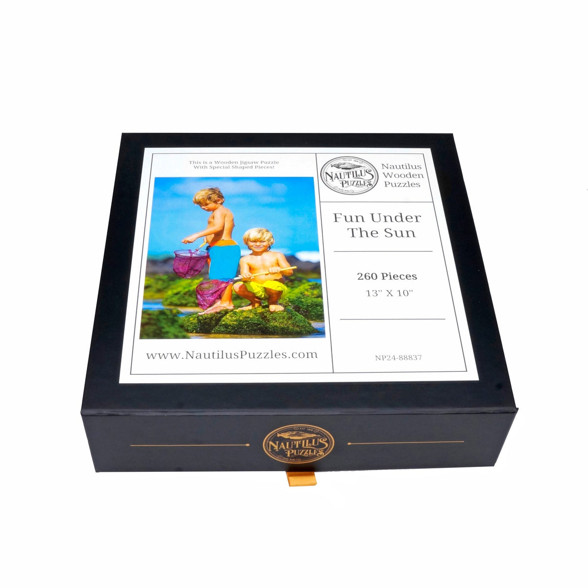 Custom Puzzle - Summer at the Seaside - Nautilus Puzzles - Wooden Jigsaw Puzzles For Adults
