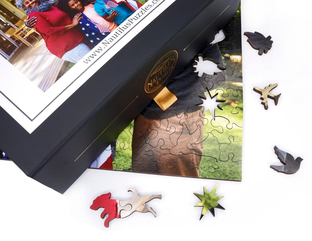 Custom Puzzle - We Are Family - Nautilus Puzzles - Wooden Jigsaw Puzzles For Adults