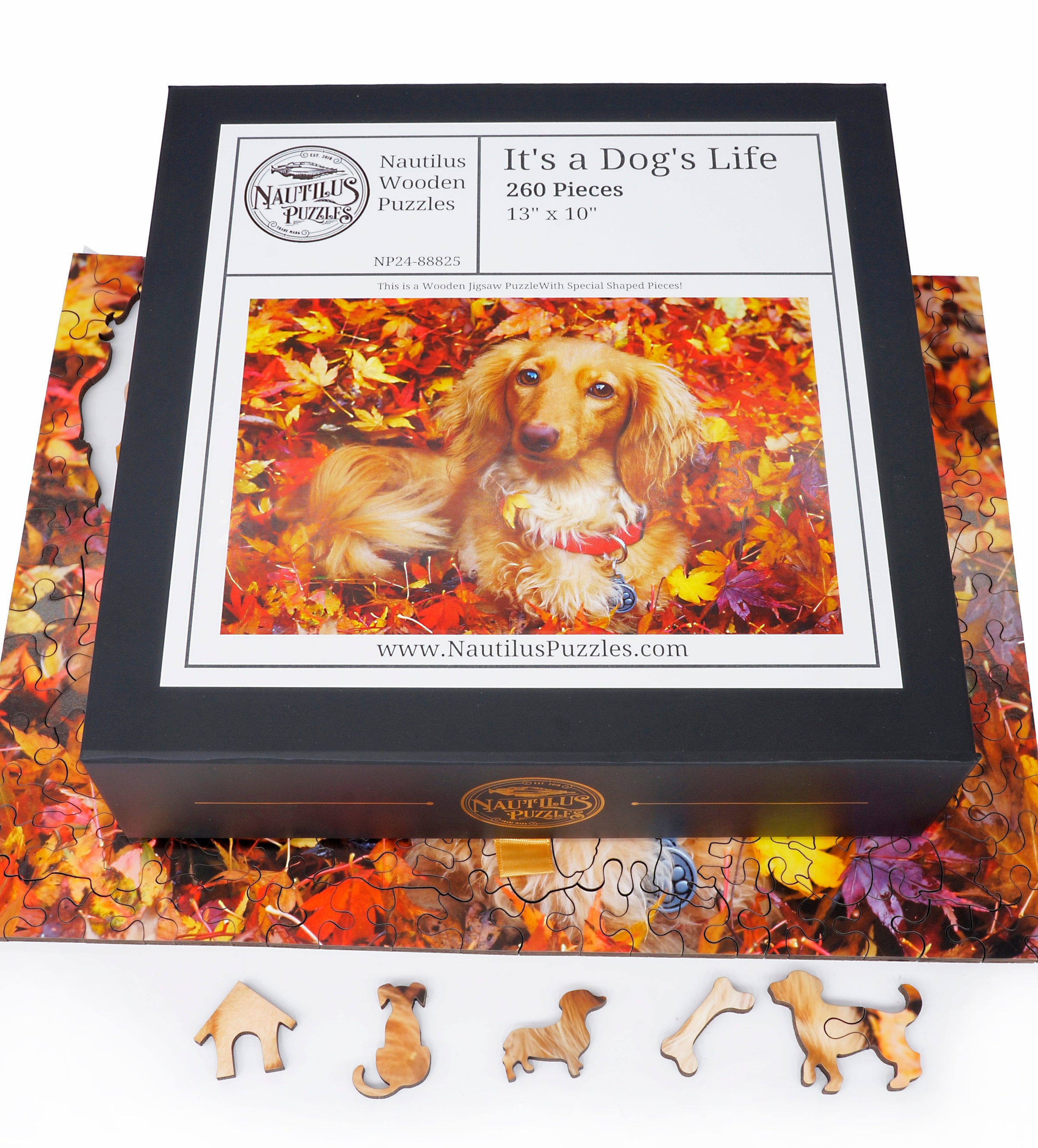 Custom Puzzle - It's a Dog's Life - Nautilus Puzzles - Wooden Jigsaw Puzzles For Adults