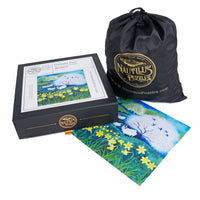 Daffodil Days (466 Piece Wooden Jigsaw Puzzle) - Nautilus Puzzles - Wooden Jigsaw Puzzles For Adults