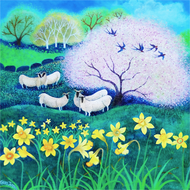 Daffodil Days (466 Piece Wooden Jigsaw Puzzle) - Nautilus Puzzles - Wooden Jigsaw Puzzles For Adults