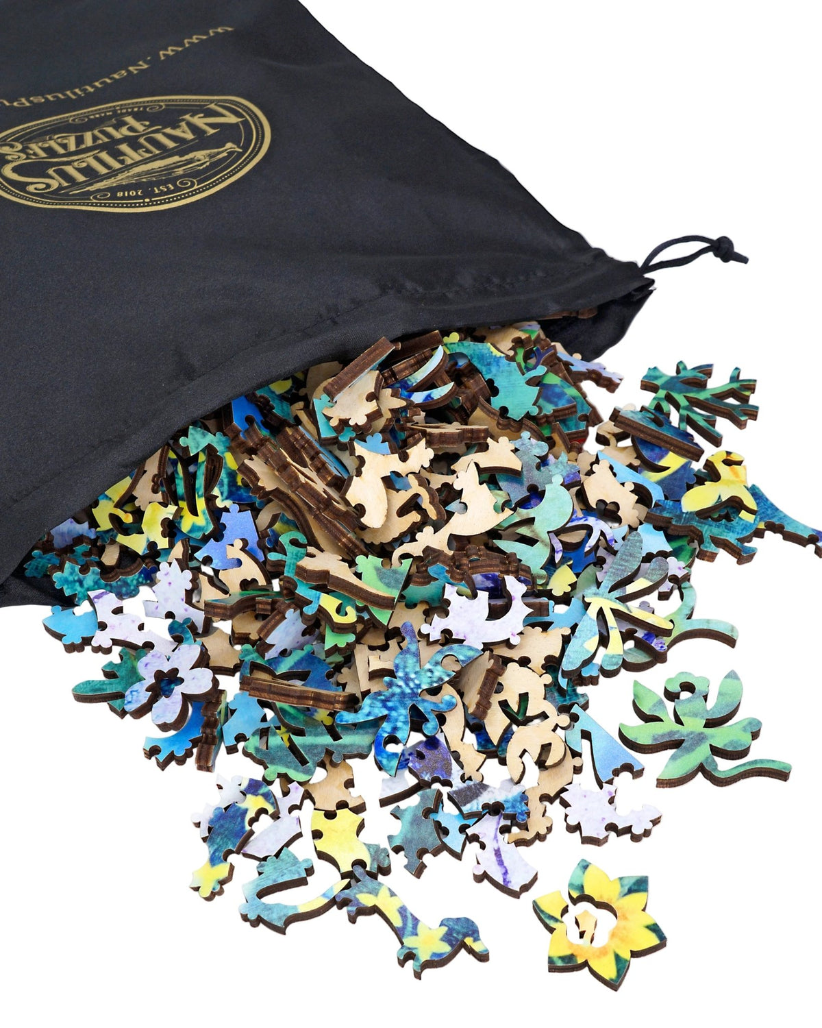 Daffodil Days (466 Piece Wooden Jigsaw Puzzle) - Nautilus Puzzles - Wooden Jigsaw Puzzles For Adults