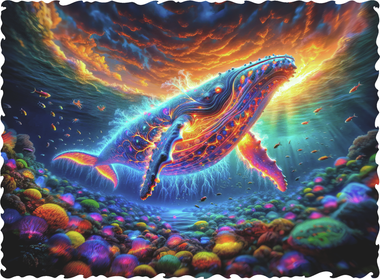 Dance of the Humpback Whale | Wooden Puzzle | 471 Pieces - Nautilus Puzzles - Wooden Jigsaw Puzzles For Adults