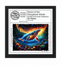 Dance of the Humpback Whale | Wooden Puzzle | 471 Pieces - Nautilus Puzzles - Wooden Jigsaw Puzzles For Adults