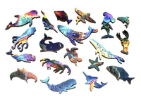 Dance of the Humpback Whale | Wooden Puzzle | 471 Pieces - Nautilus Puzzles - Wooden Jigsaw Puzzles For Adults