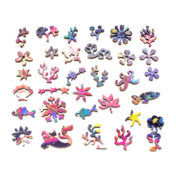 Dance of the Koi (485 Piece Wooden Jigsaw Puzzle) - Nautilus Puzzles - Wooden Jigsaw Puzzles For Adults