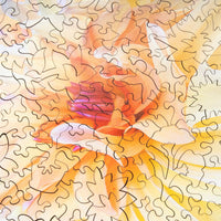 Dancing Dahlia (250 Piece Wooden Jigsaw Puzzle) - Nautilus Puzzles - Wooden Jigsaw Puzzles For Adults