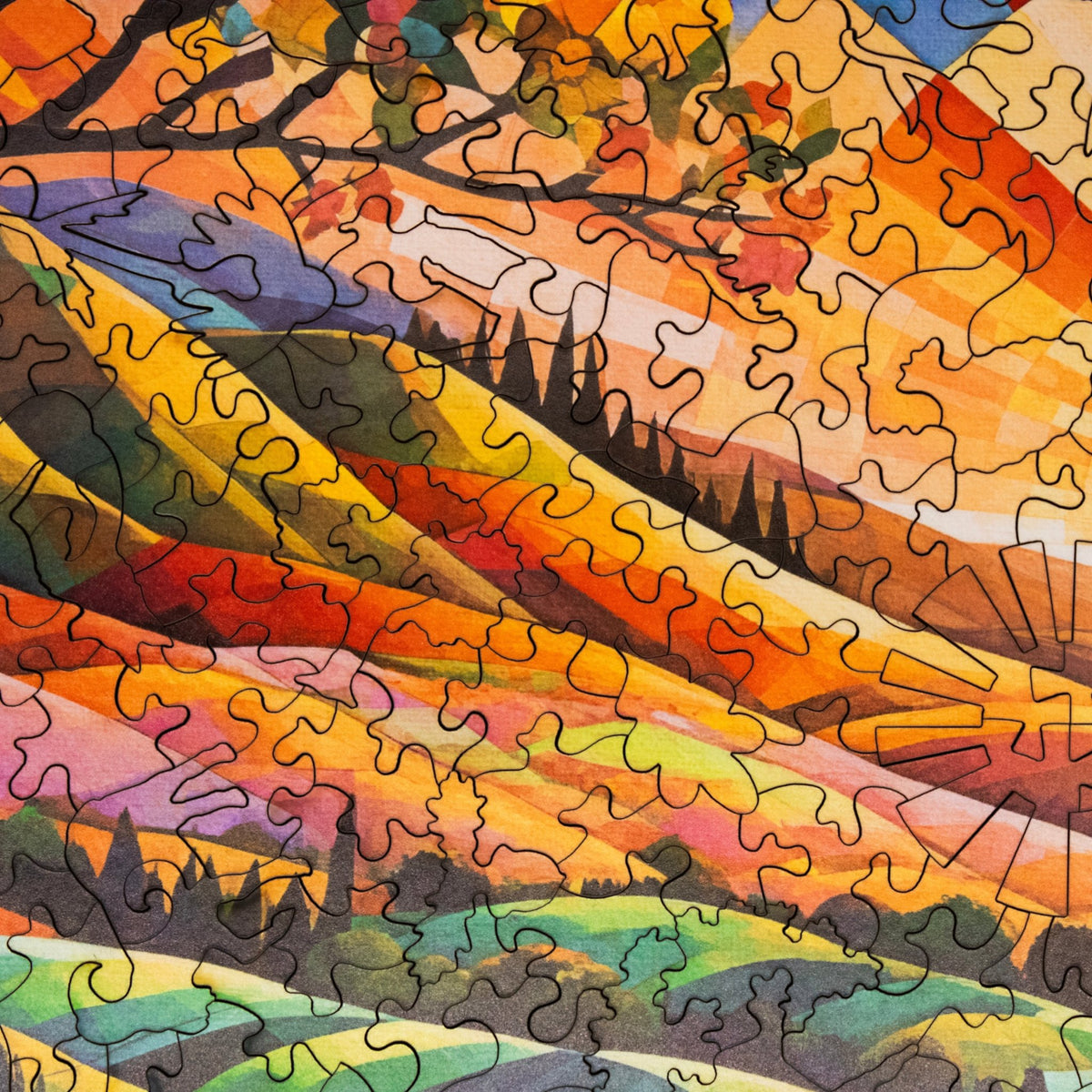 Dawn in Utopia (504 Piece Wooden Jigsaw Puzzle) - Nautilus Puzzles - Wooden Jigsaw Puzzles For Adults