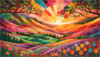 Dawn in Utopia (504 Piece Wooden Jigsaw Puzzle) - Nautilus Puzzles - Wooden Jigsaw Puzzles For Adults