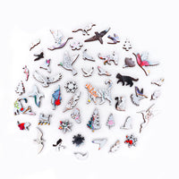 Stave wood jigsaw puzzle