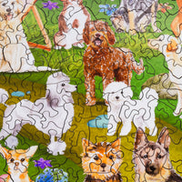 Stave wood jigsaw puzzles
