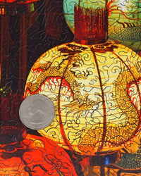 Dragon Lanterns (321 Piece Wooden Jigsaw Puzzle) - Nautilus Puzzles - Wooden Jigsaw Puzzles For Adults