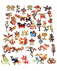 Dragon Lanterns (321 Piece Wooden Jigsaw Puzzle) - Nautilus Puzzles - Wooden Jigsaw Puzzles For Adults