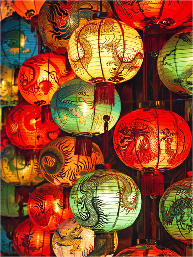 Dragon Lanterns (321 Piece Wooden Jigsaw Puzzle) - Nautilus Puzzles - Wooden Jigsaw Puzzles For Adults